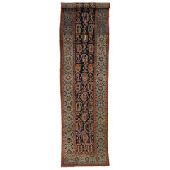 Used Persian Malayer Hallway Runner with Modern Parisian Style
