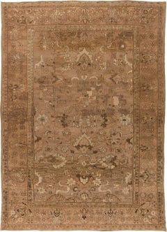 Antique Persian Malayer Handmade Wool Rug