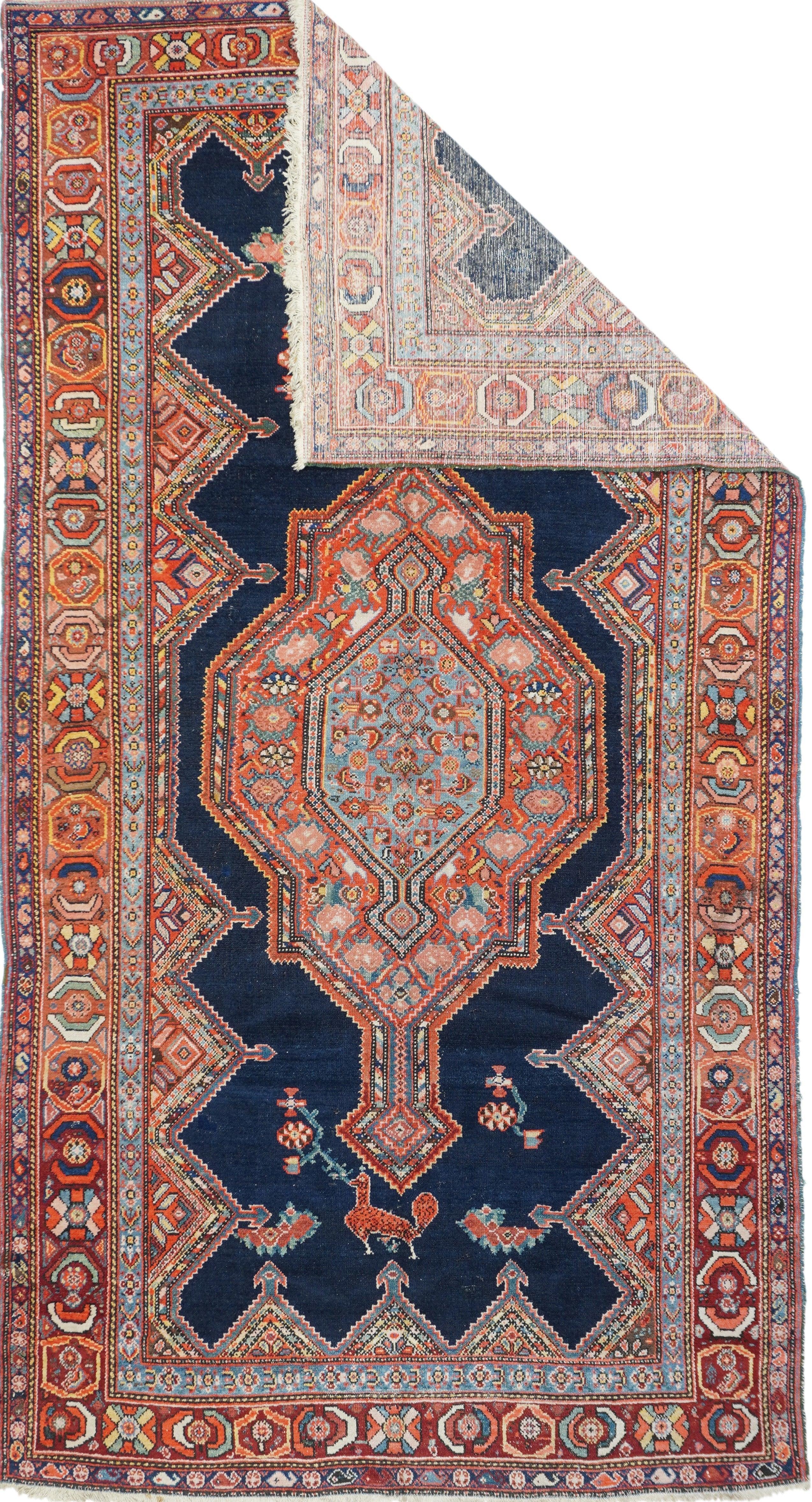 Antiker Malayer-Teppich 5'2'' x 10'2''.
