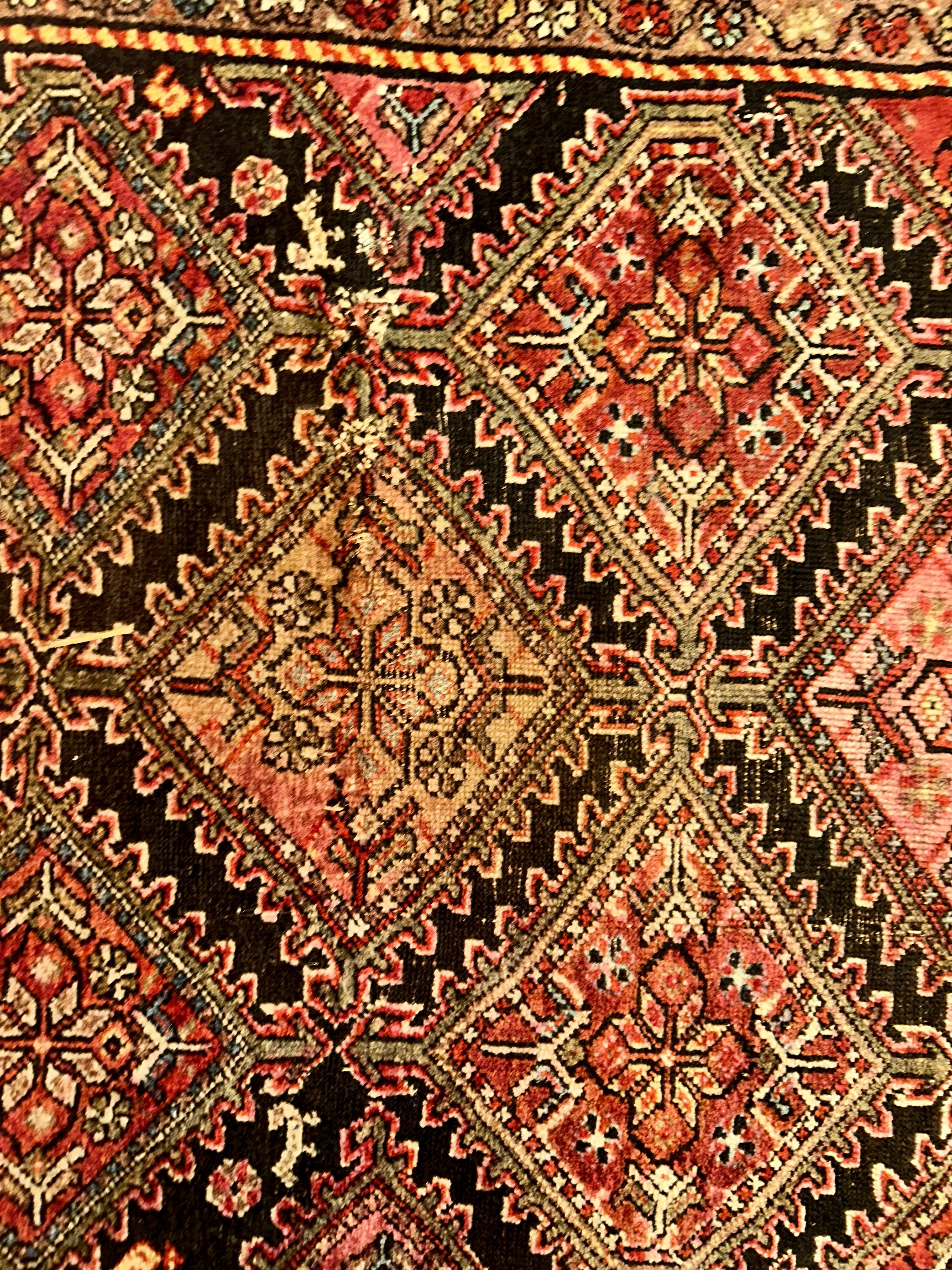 Ancien tapis persan Mamayer - RR5262 en vente 4