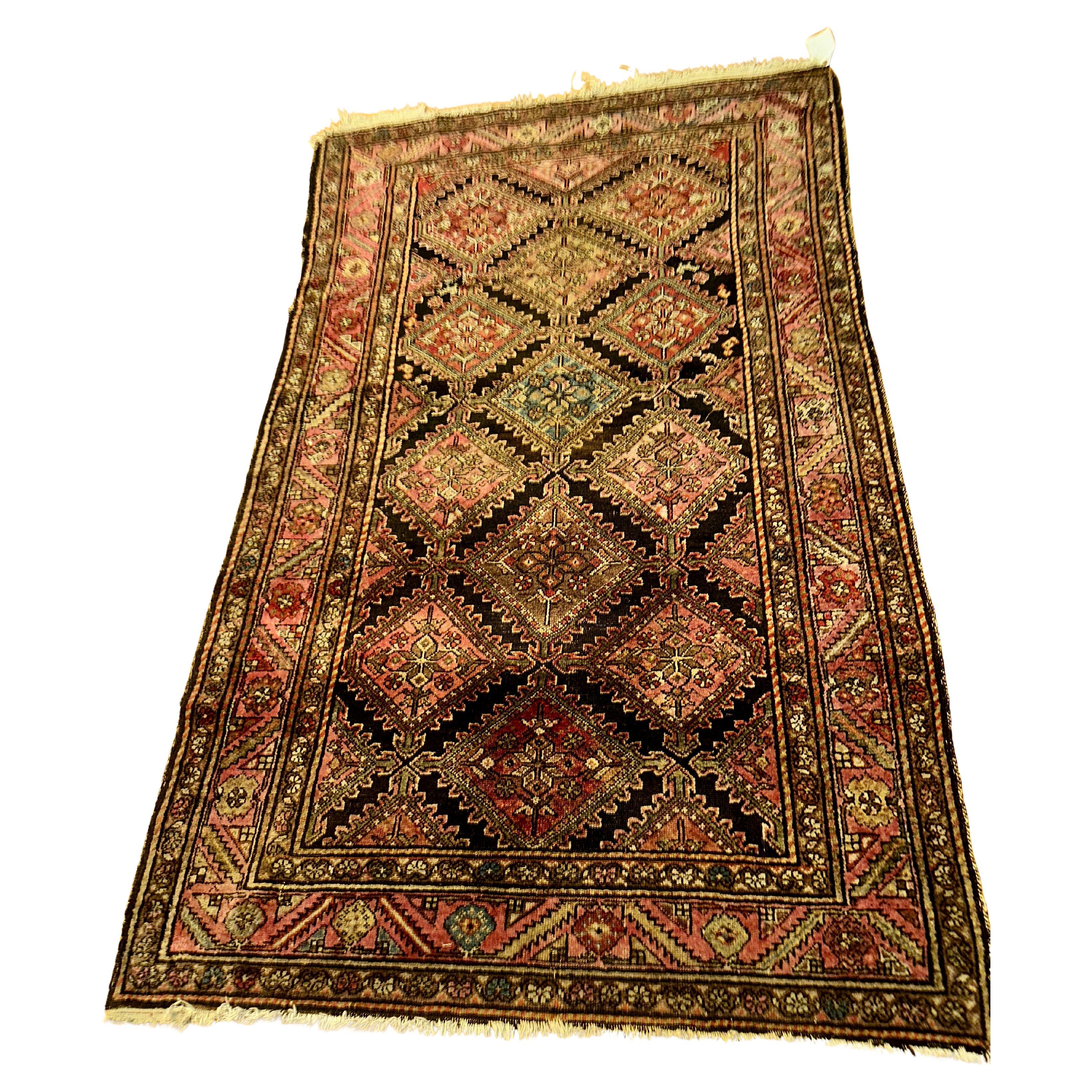 Ancien tapis persan Mamayer - RR5262 en vente