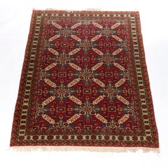 Antique Persian Malayer Oriental Wool Rug, Circa 1920