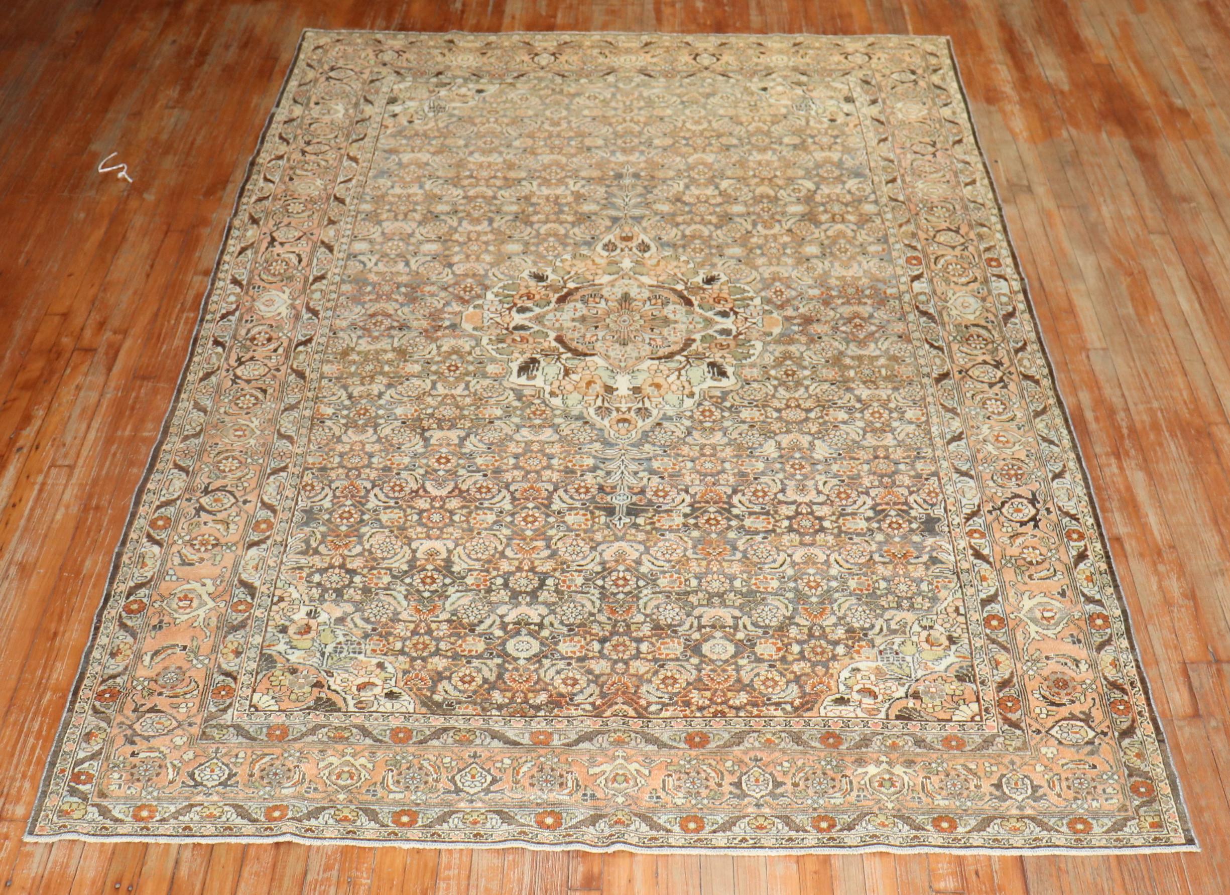 Antique Persian Malayer Room Size Rug 3