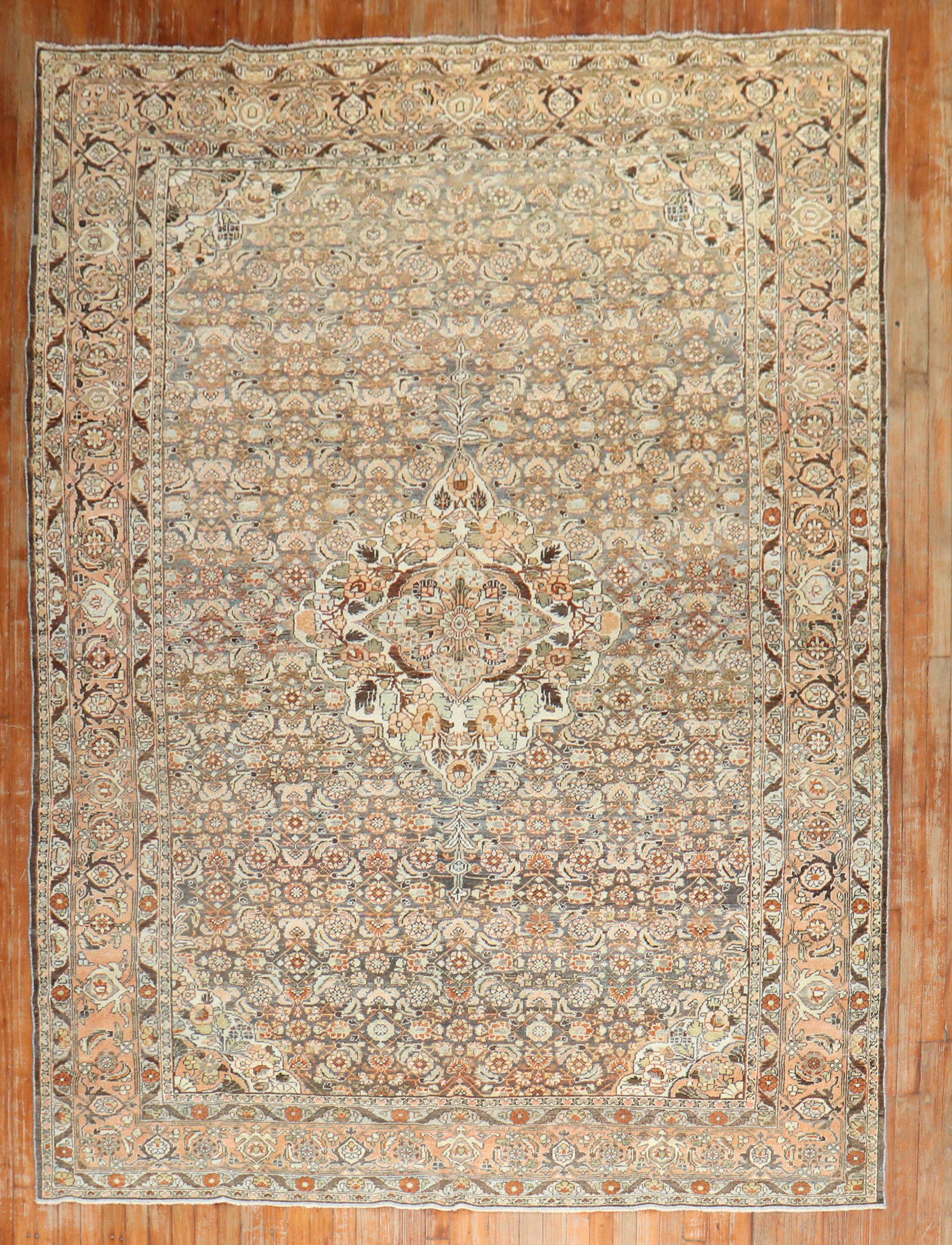 Small Room size early 20th century antique Persian Malayer rug

Measures: 6'11