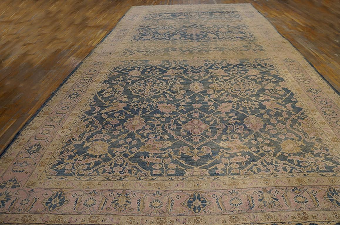 Hand-Knotted Early 20th Century Persian Malayer Carpet ( 10' x 21'4