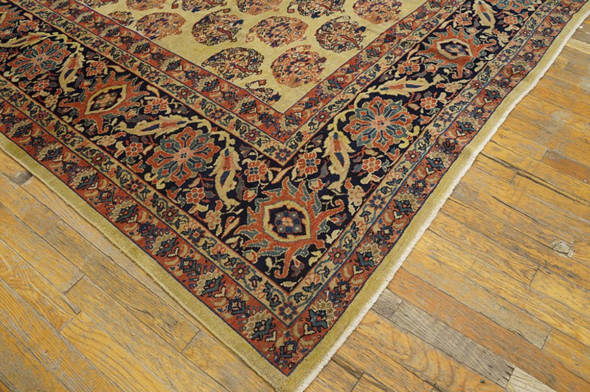 19th Century Persian Malayer Carpet ( 10'2