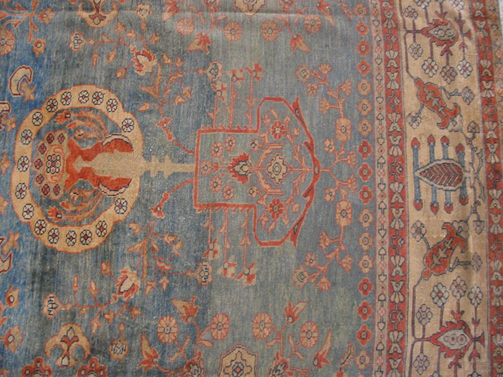 Wool Early 20th Century Persian Malayer Carpet ( 11' x 12'8