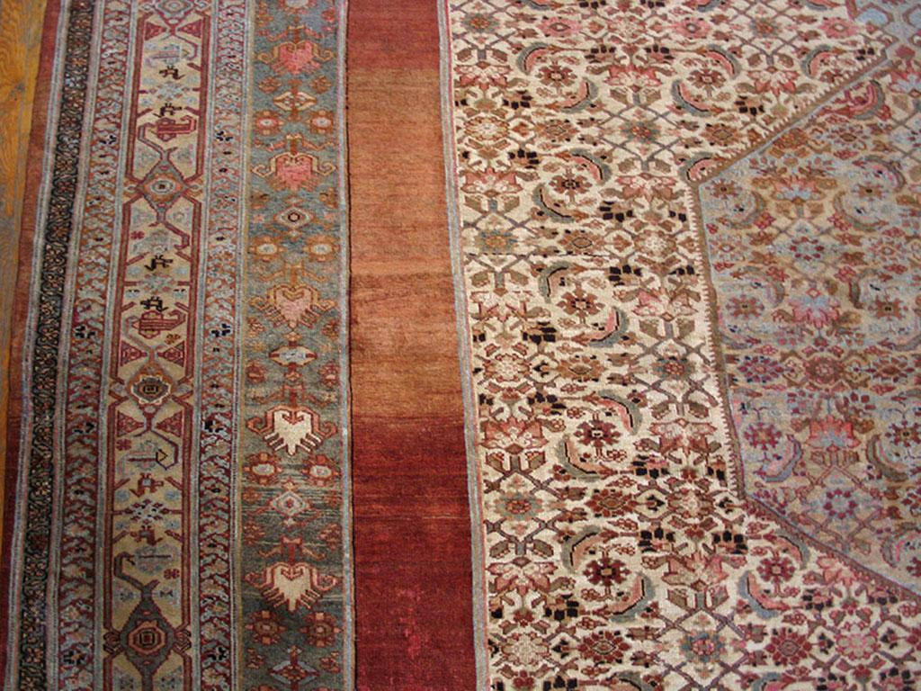 Late 19th Century Antique Persian Malayer Rug 11' 0