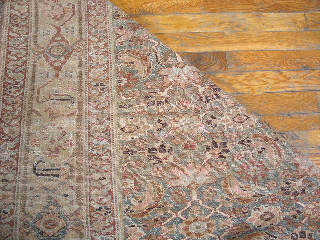 Laine Tapis persan ancien Malayer de 11' 0