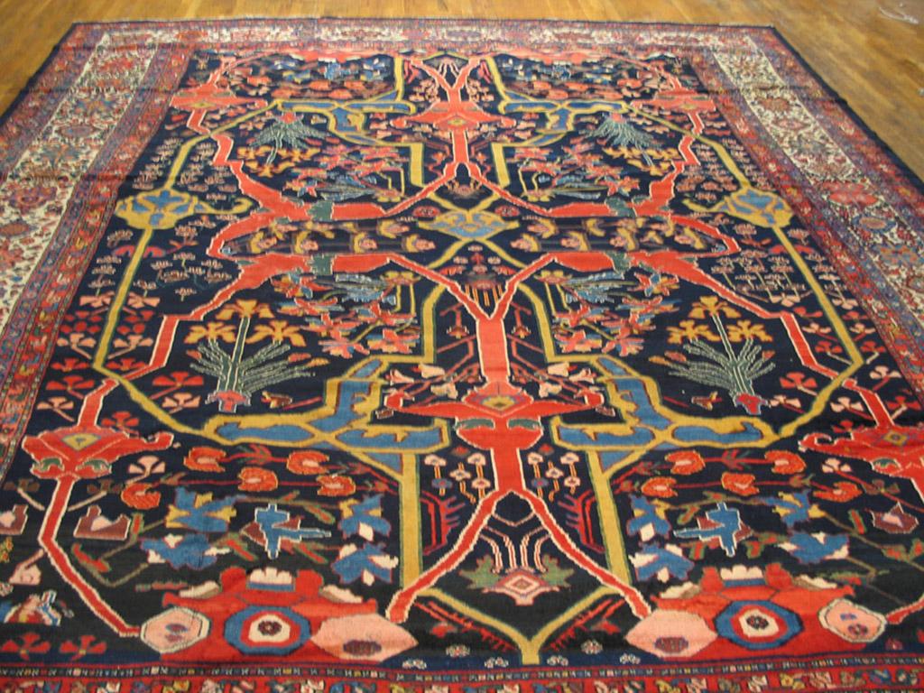 Wool Antique Persian Malayer Rug 11' 6