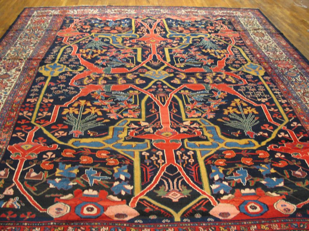 Alfombra Persa Malayer Garrus Design de finales del siglo XIX en venta 1