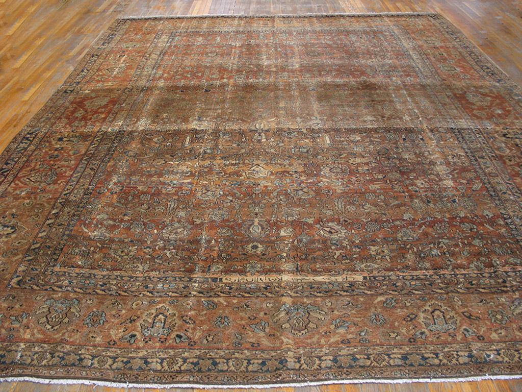 Antique Persian Malayer rug, measures: 11'9