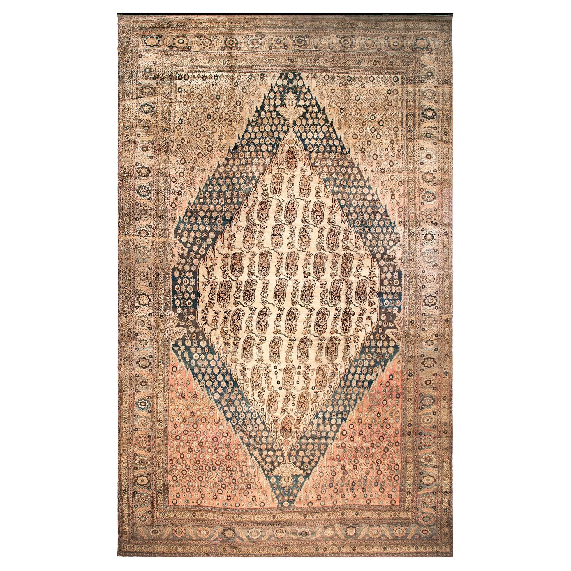 Early 20th Century Persian Malayer Carpet ( 13'3" x 22'4" - 404 x 680 ) For Sale
