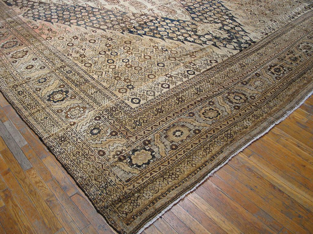 Hand-Knotted Early 20th Century Persian Malayer Carpet ( 13'3