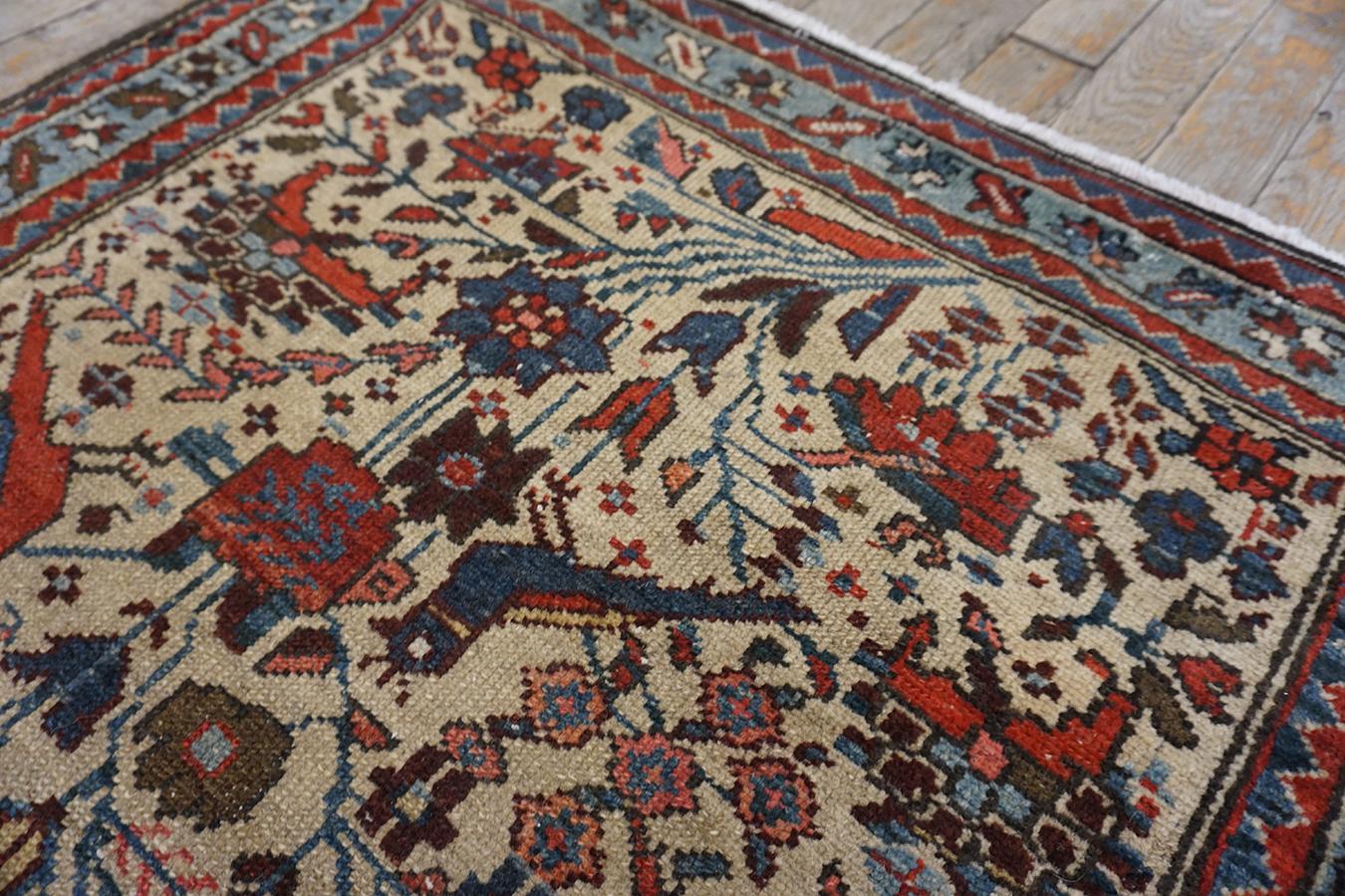 Early 20th Century Persian Malayer Rug ( 2'8