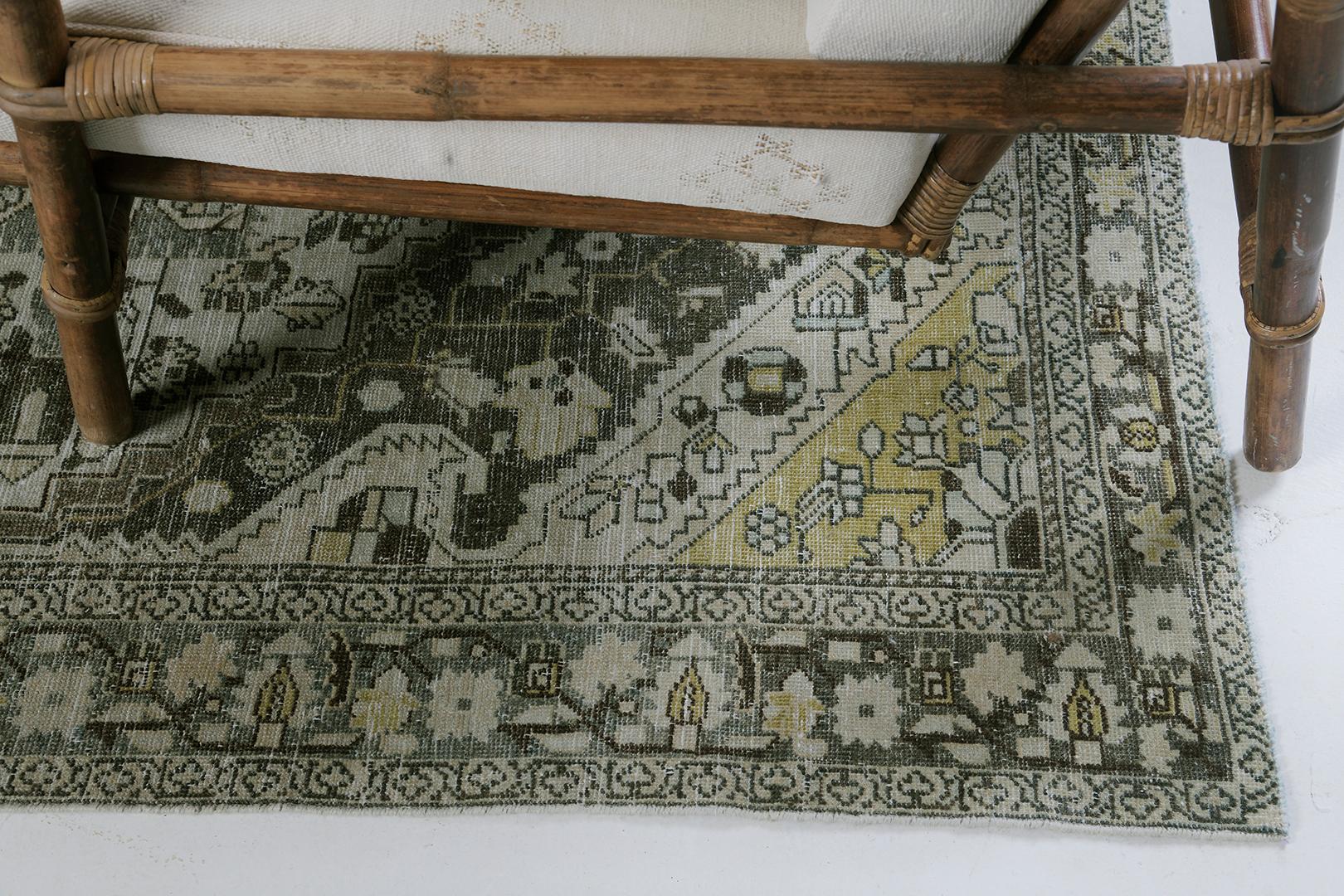Alfombra persa antigua Malayer 29740 Anudado a mano en venta