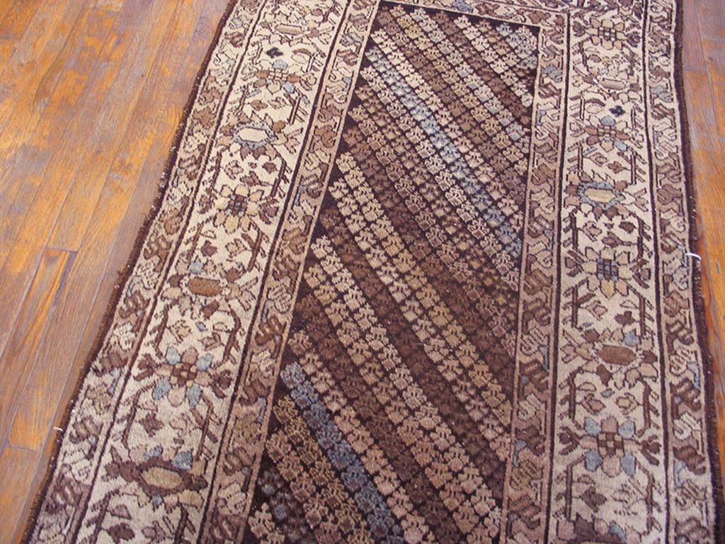 Hand-Knotted Antique Persian Malayer Rug 3' 0