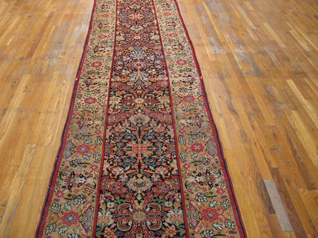 Hand-Knotted Early 20th Century Persian Malayer Carpet ( 3'4