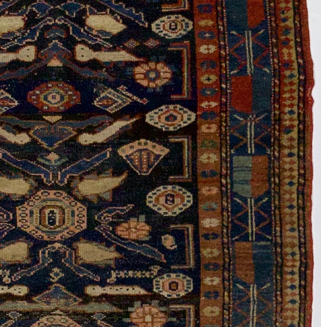 Tapis persan antique Malayer 3'4