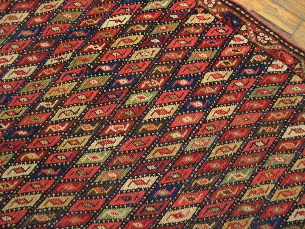 Wool Early 20th Century N.W.  Persian Carpet ( 3'4