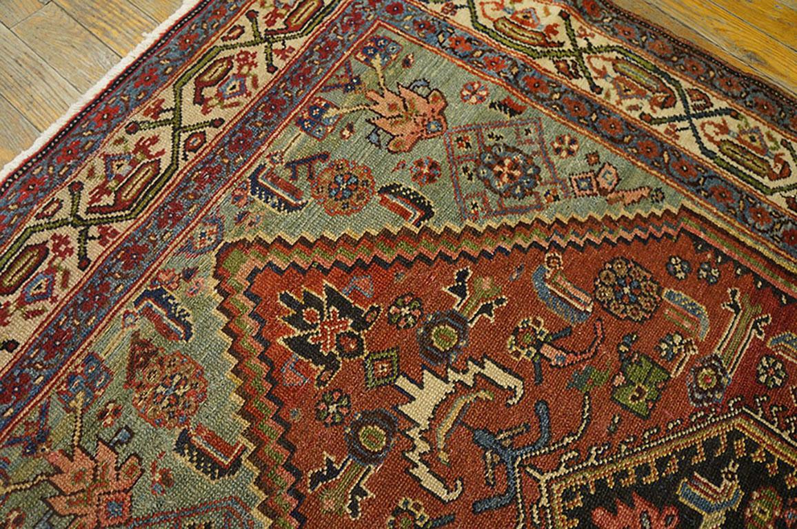 Early 20th Century Persian Malayer Carpet ( 3'4