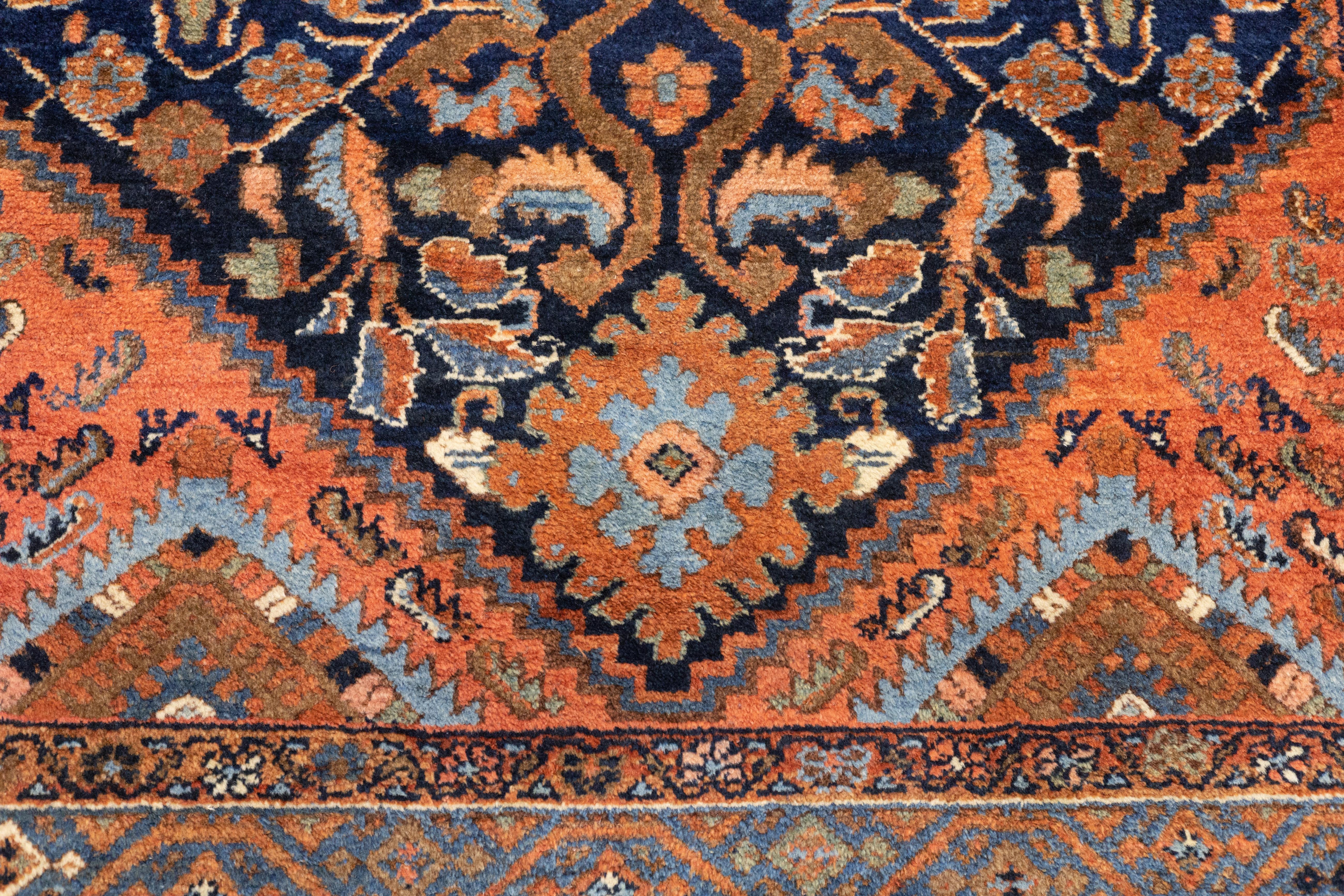 Alfombra persa antigua Malayer 3'8'' x 6'7 en venta 3
