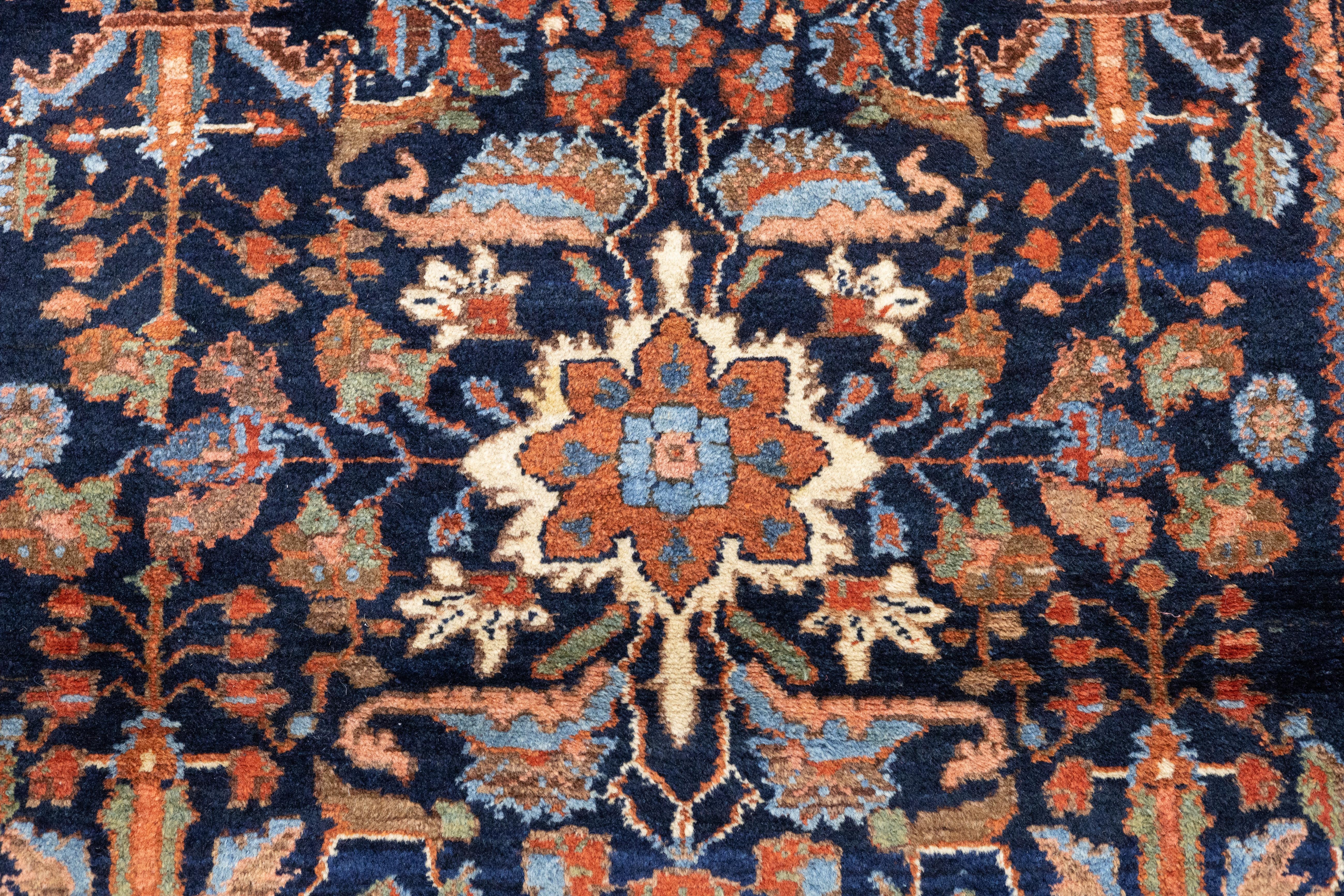 Alfombra persa antigua Malayer 3'8'' x 6'7 en venta 4