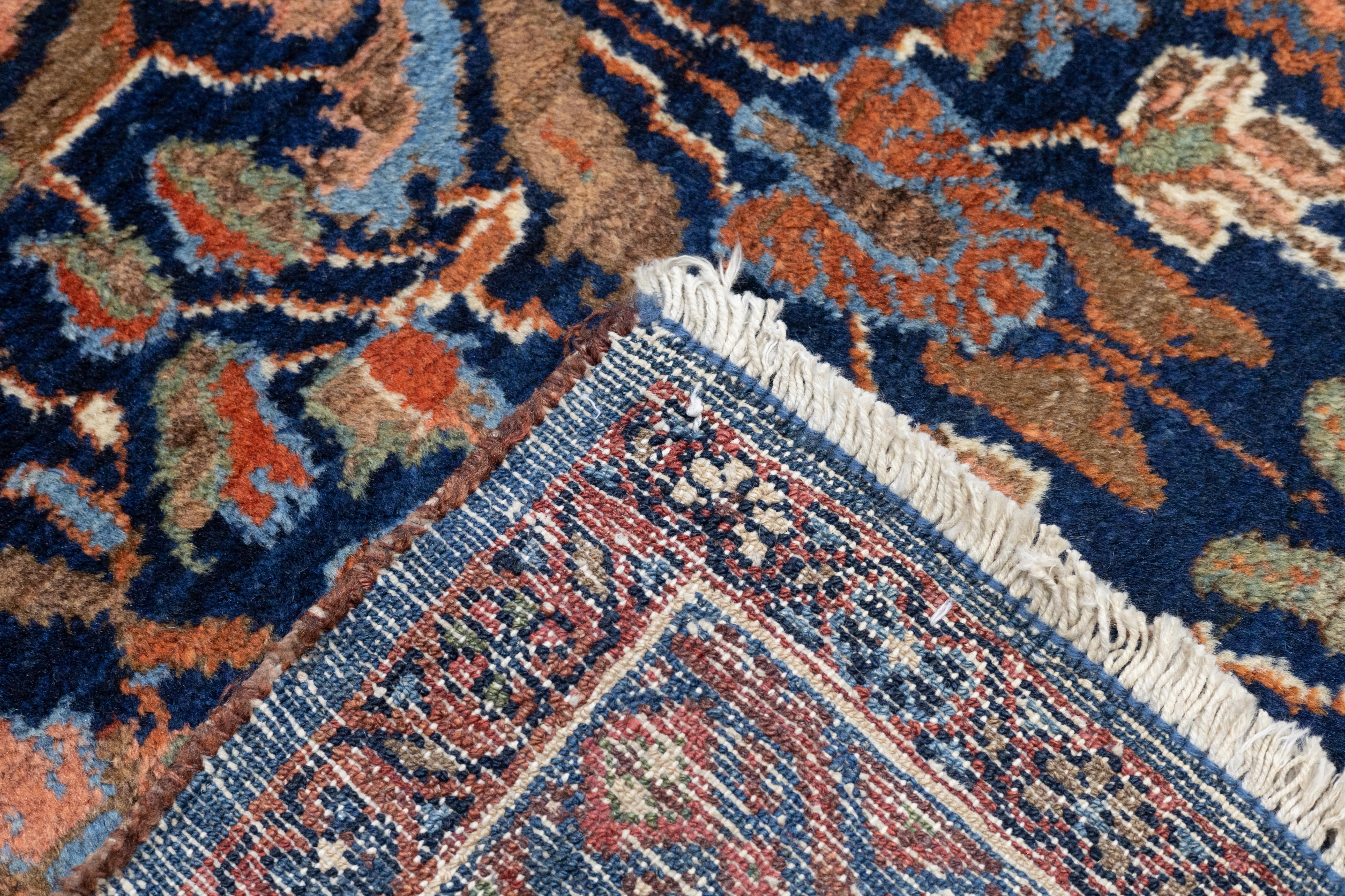 Alfombra persa antigua Malayer 3'8'' x 6'7 en venta 6