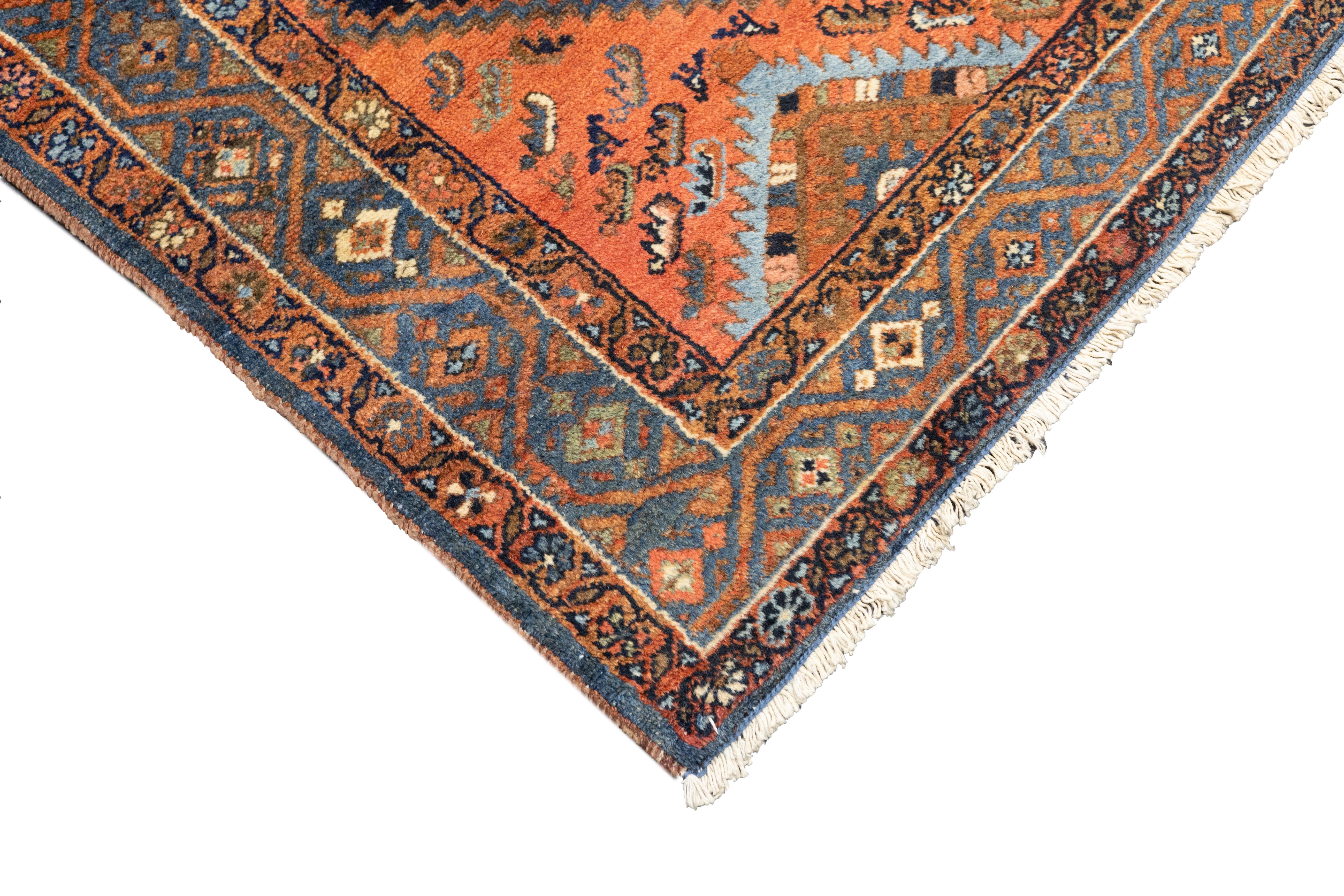 Alfombra persa antigua Malayer 3'8'' x 6'7 Persa en venta
