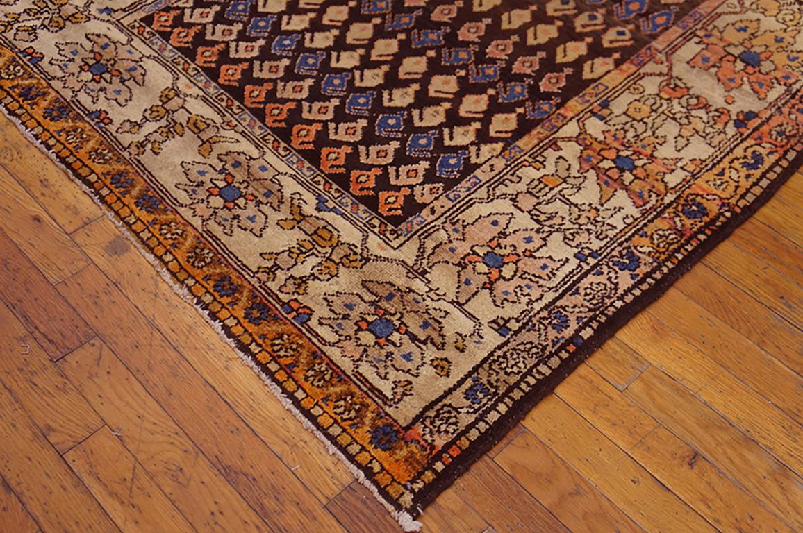 Early 20th Century Persian Malayer Paisley Carpet ( 4' x 6'5