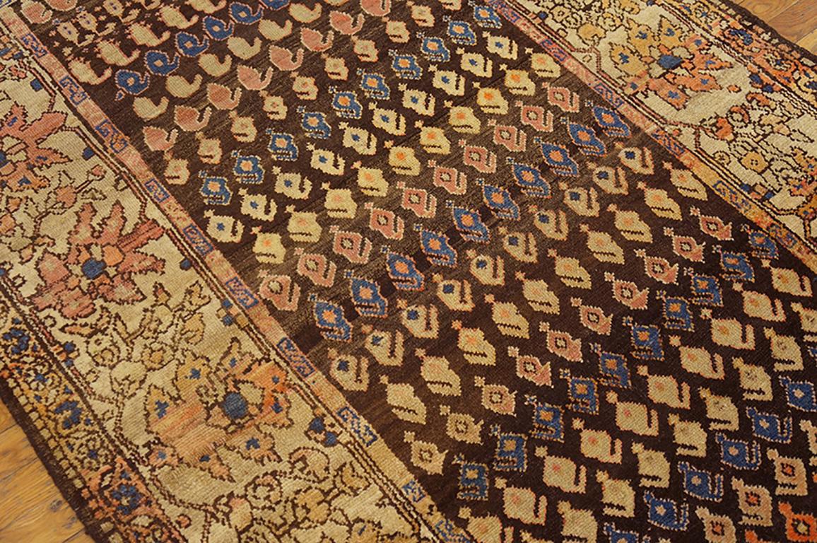 Wool Early 20th Century Persian Malayer Paisley Carpet ( 4' x 6'5