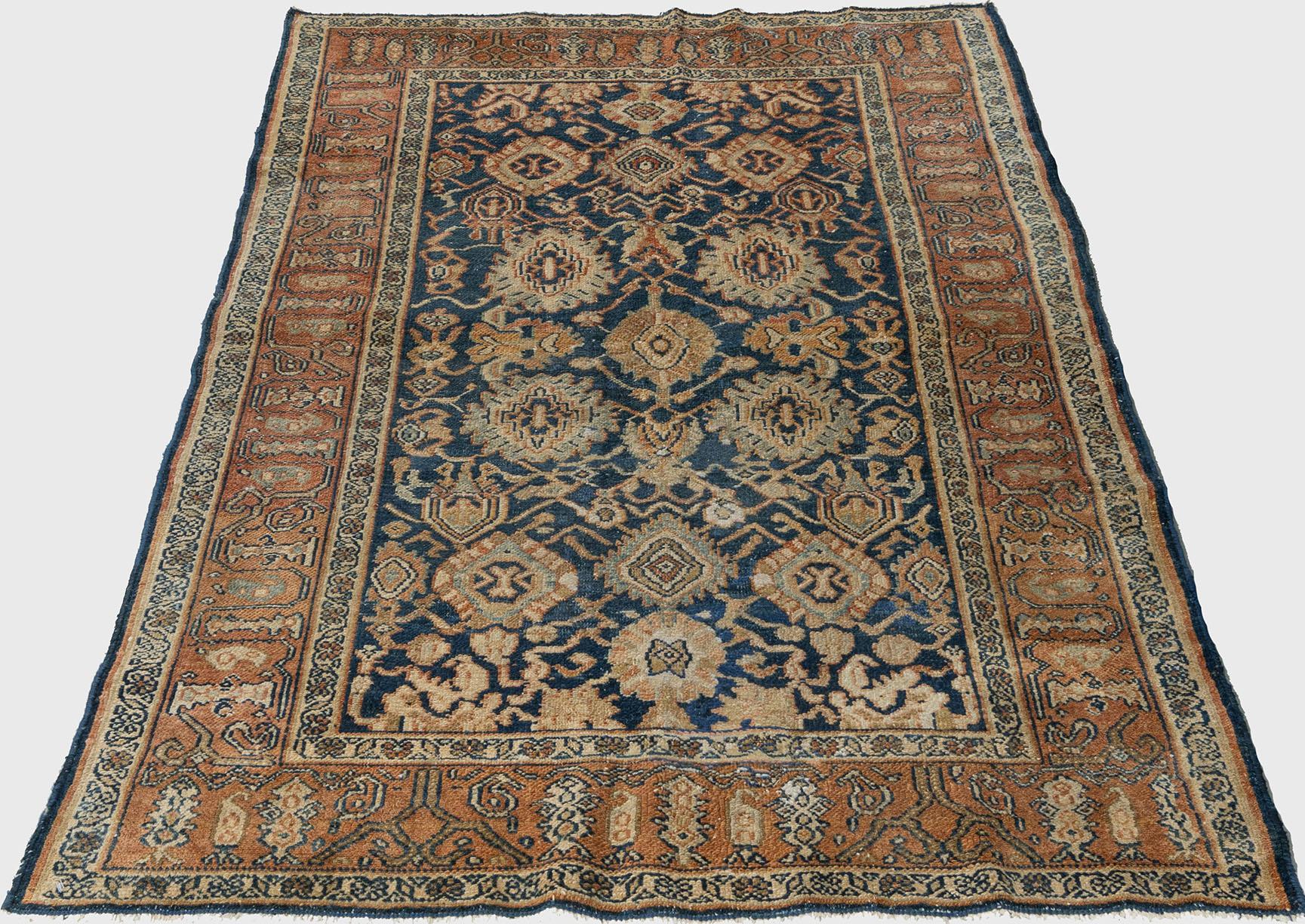 Antique Persian Malayer Rug 4'1 x 6'5 For Sale 7
