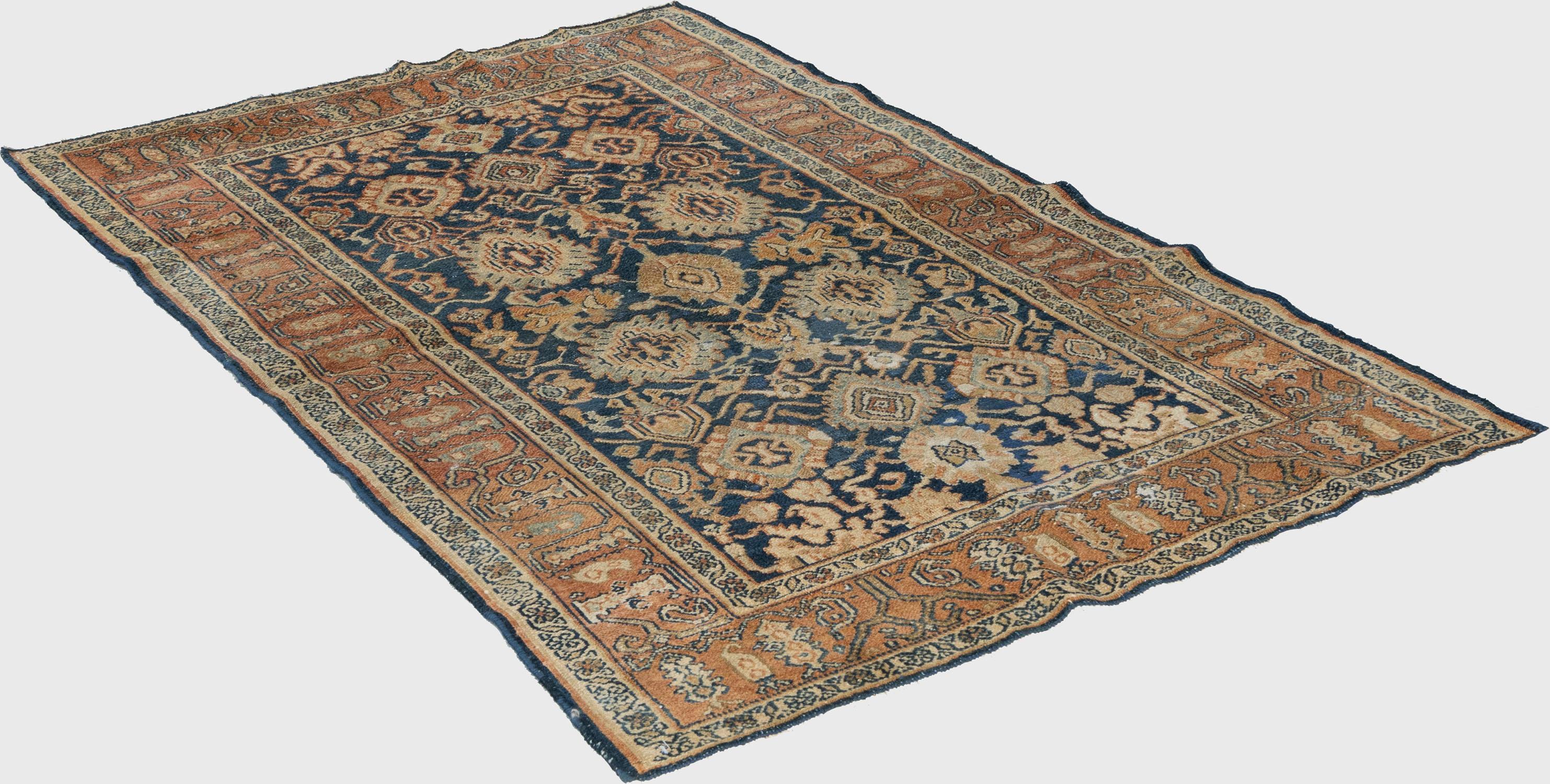 Antique Persian Malayer Rug 4'1 x 6'5 For Sale 8