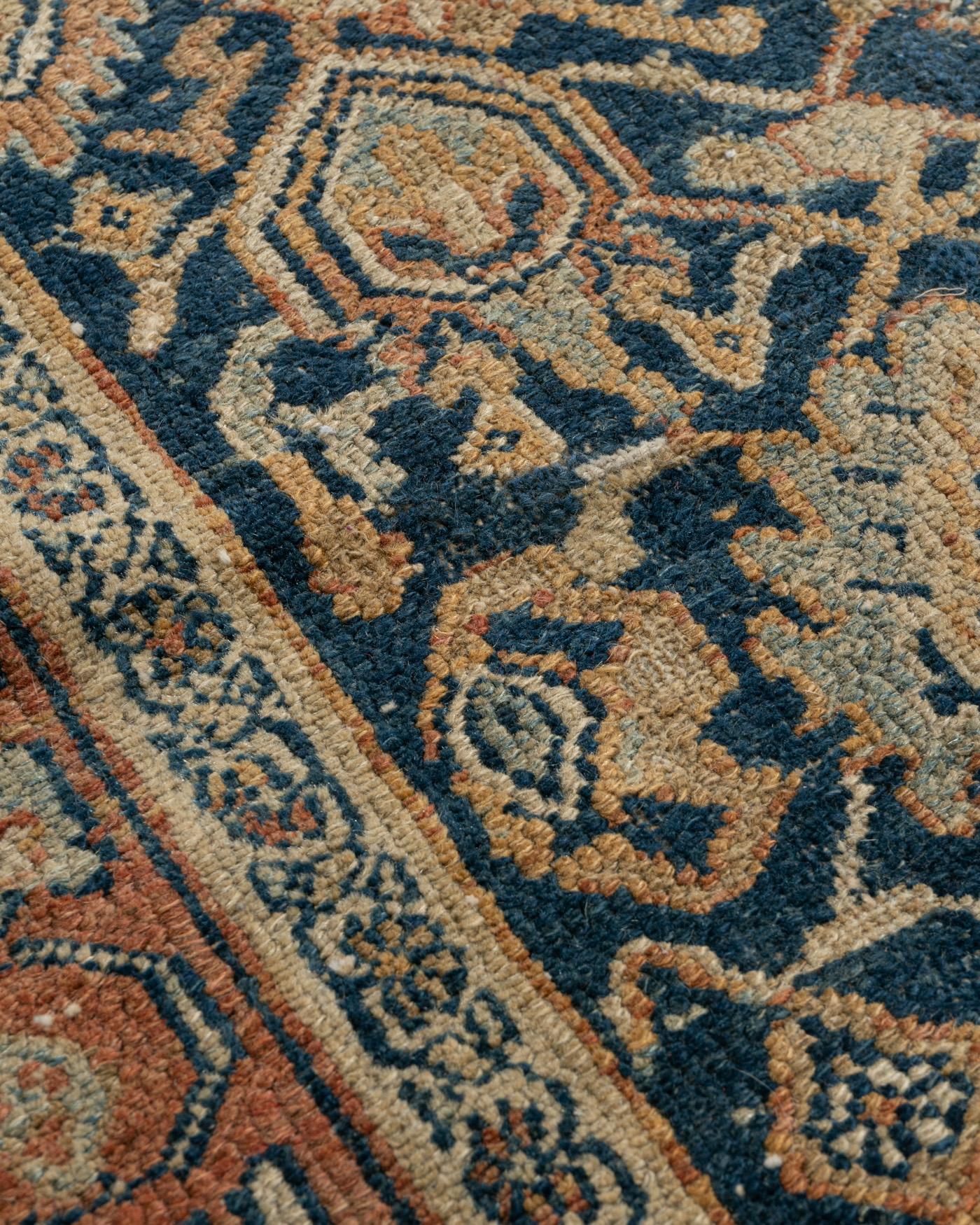 20th Century Antique Persian Malayer Rug 4'1 x 6'5 For Sale