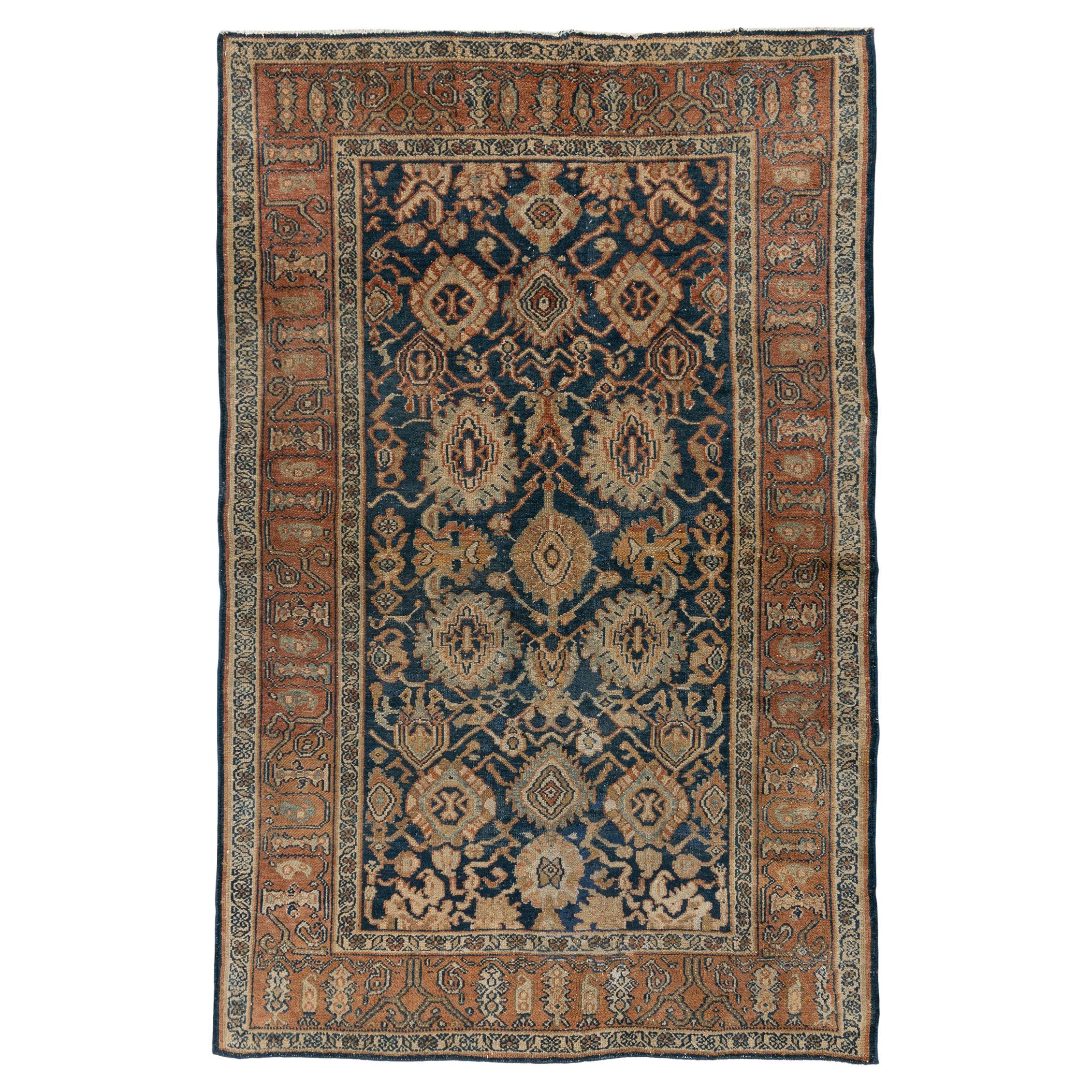 Antiker persischer Malayer-Teppich, 1,42 m x 1,83 m