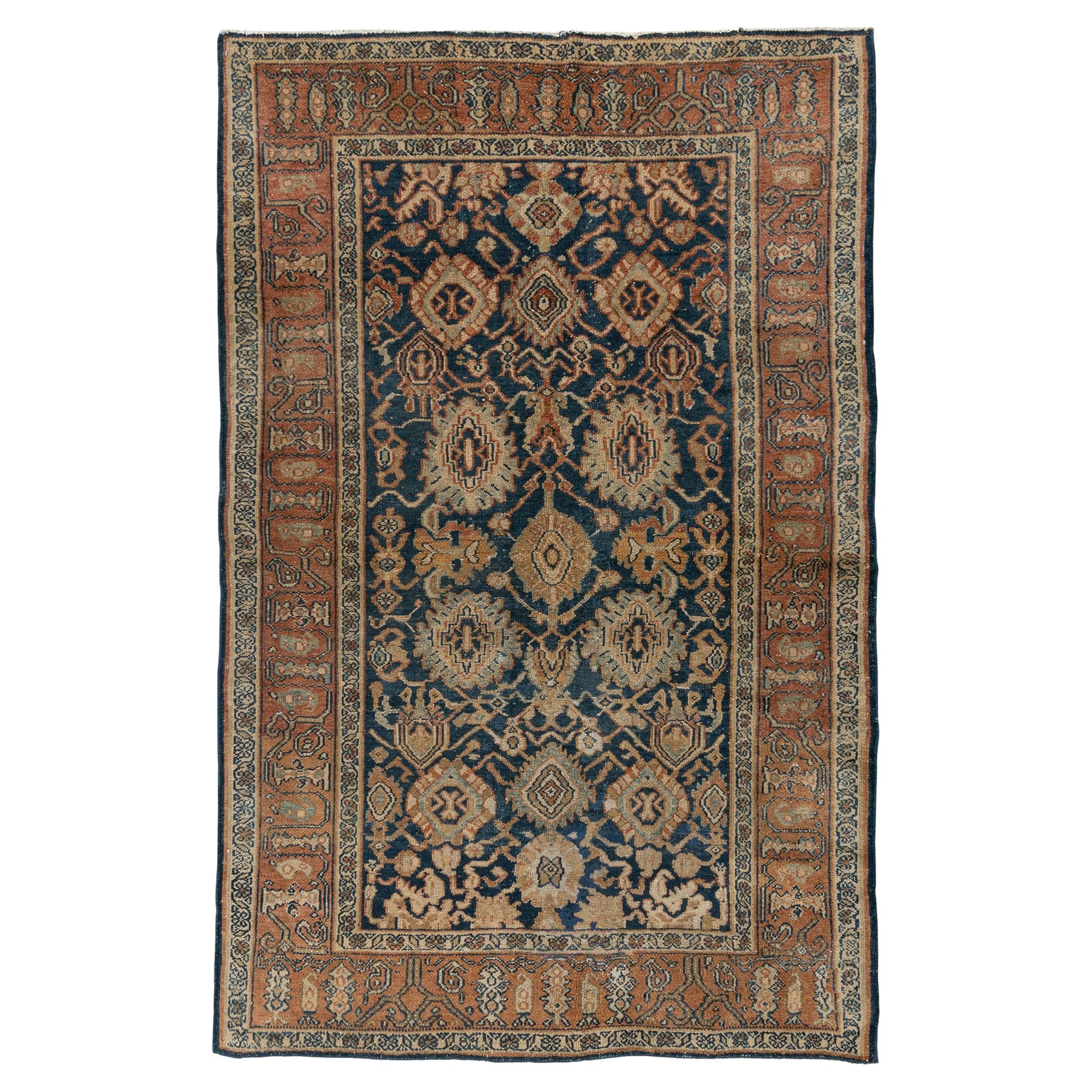 Tapis persan ancien Malayer 4'1 x 6'5
