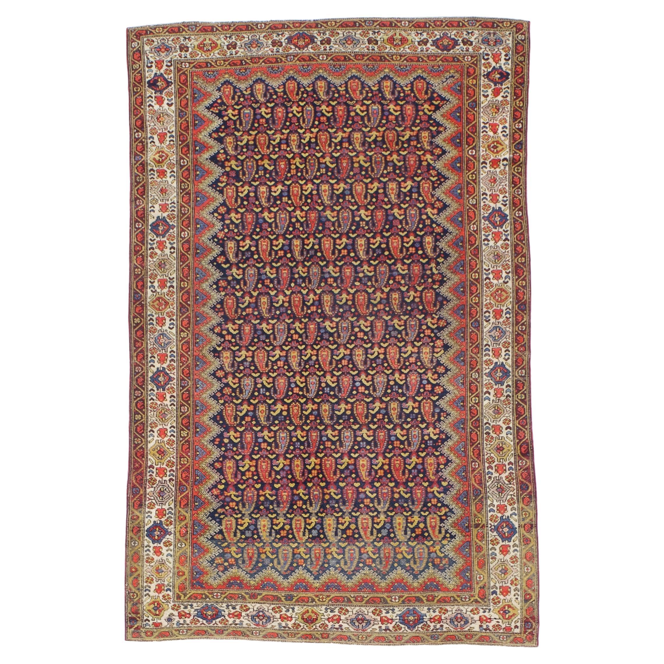 Antique Persian Malayer Rug 4'1" x 6’5"