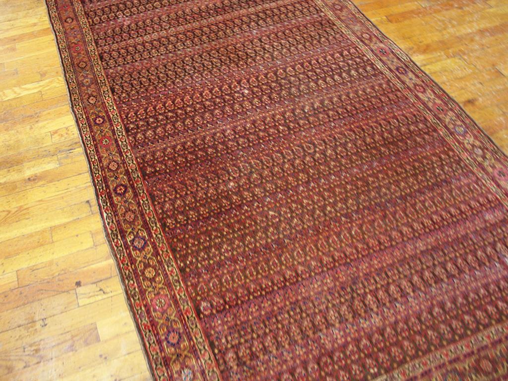 Wool Late 19th Century Persian Malayer Carpet ( 4'2