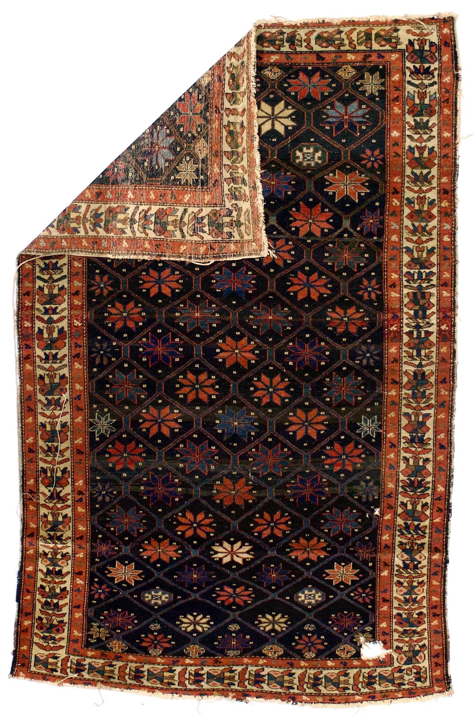 Tapis persan ancien Malayer 4'3