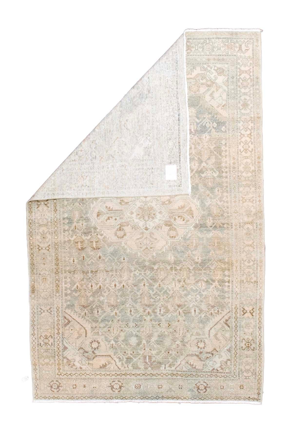 Tapis persan ancien Malayer 4'4