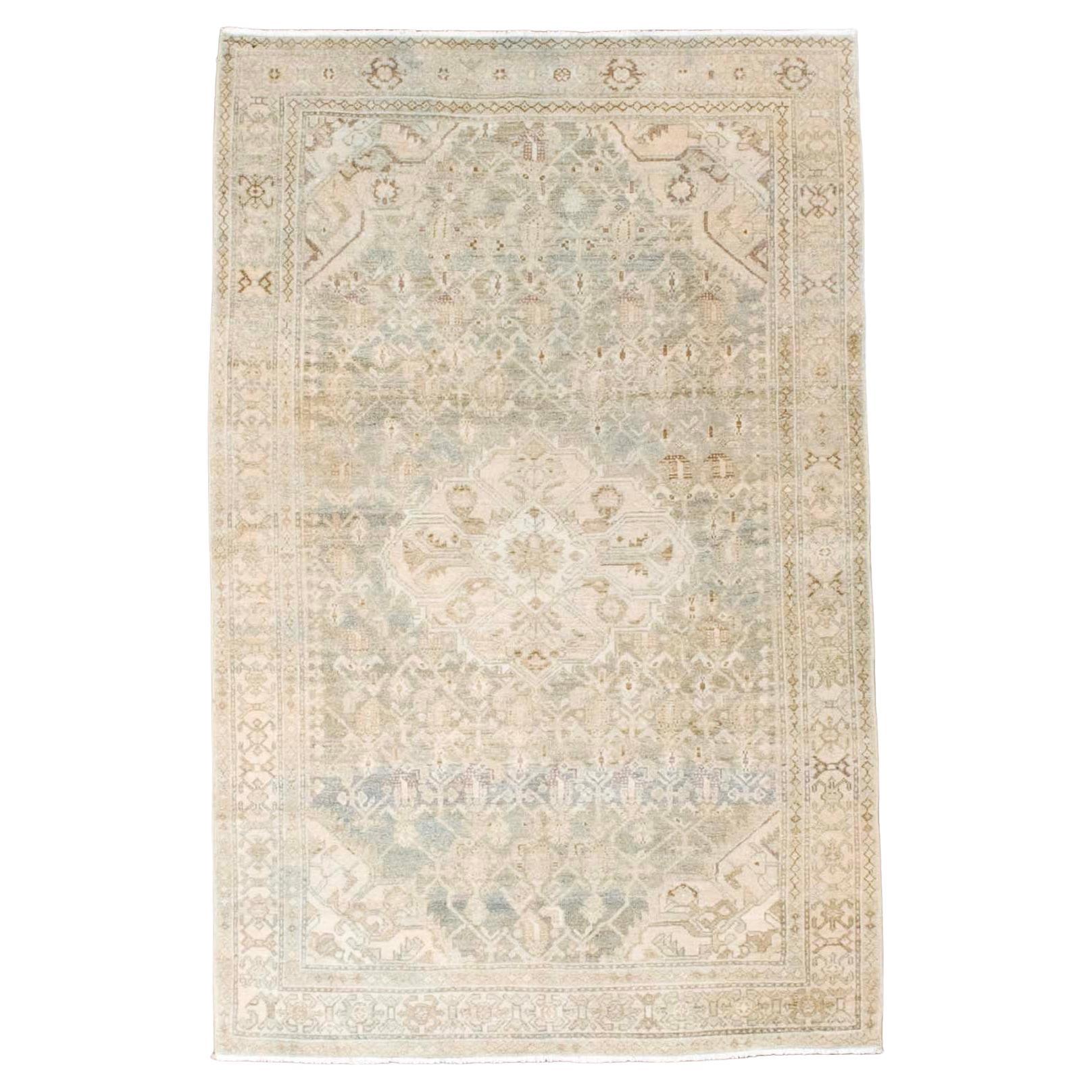 Tapis persan ancien Malayer 4'4" x 6'9" en vente