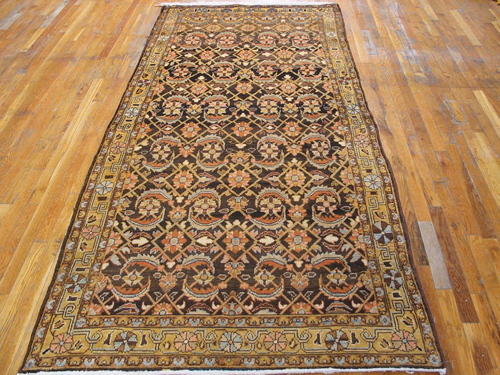 Mid-20th Century Antique Persian Malayer Rug 4' 4