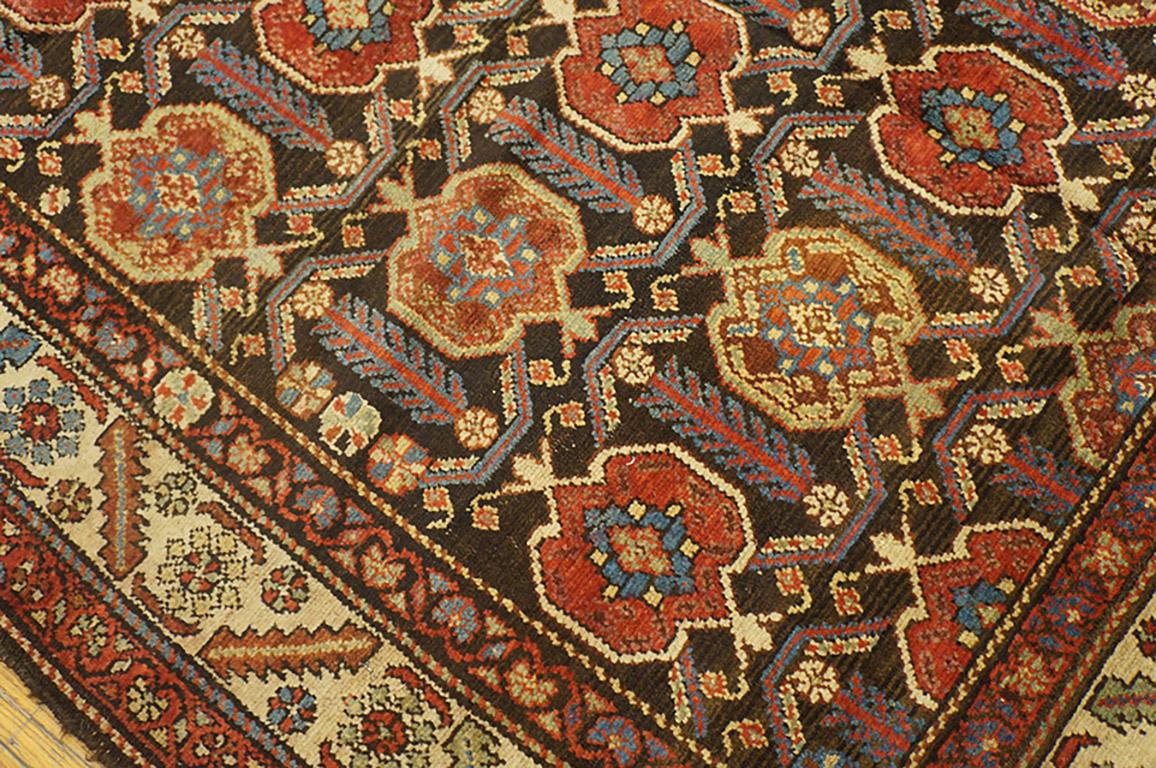 Début du 20ème siècle Tapis persan Malayer du début du 20ème siècle ( 4'8