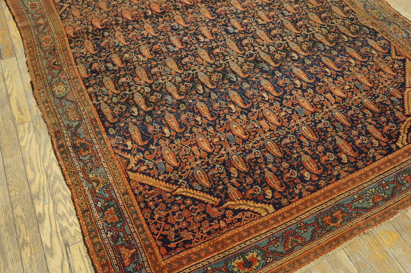 Late 19th Century Persian Malayer Carpet ( 5' x 6' 2'' - 152 x 188 cm ) For Sale 6