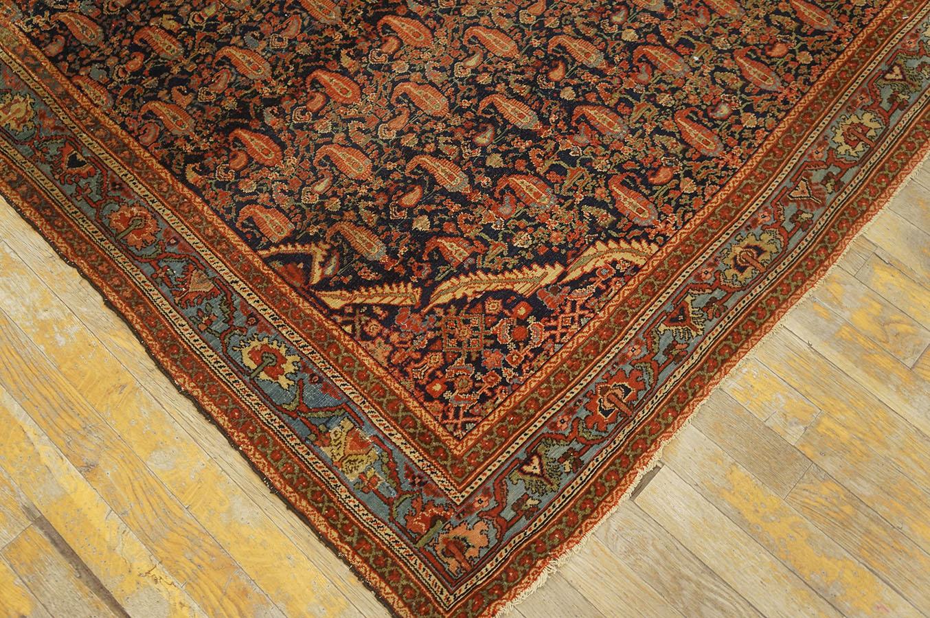 Late 19th Century Persian Malayer Carpet ( 5' x 6' 2'' - 152 x 188 cm ) For Sale 1
