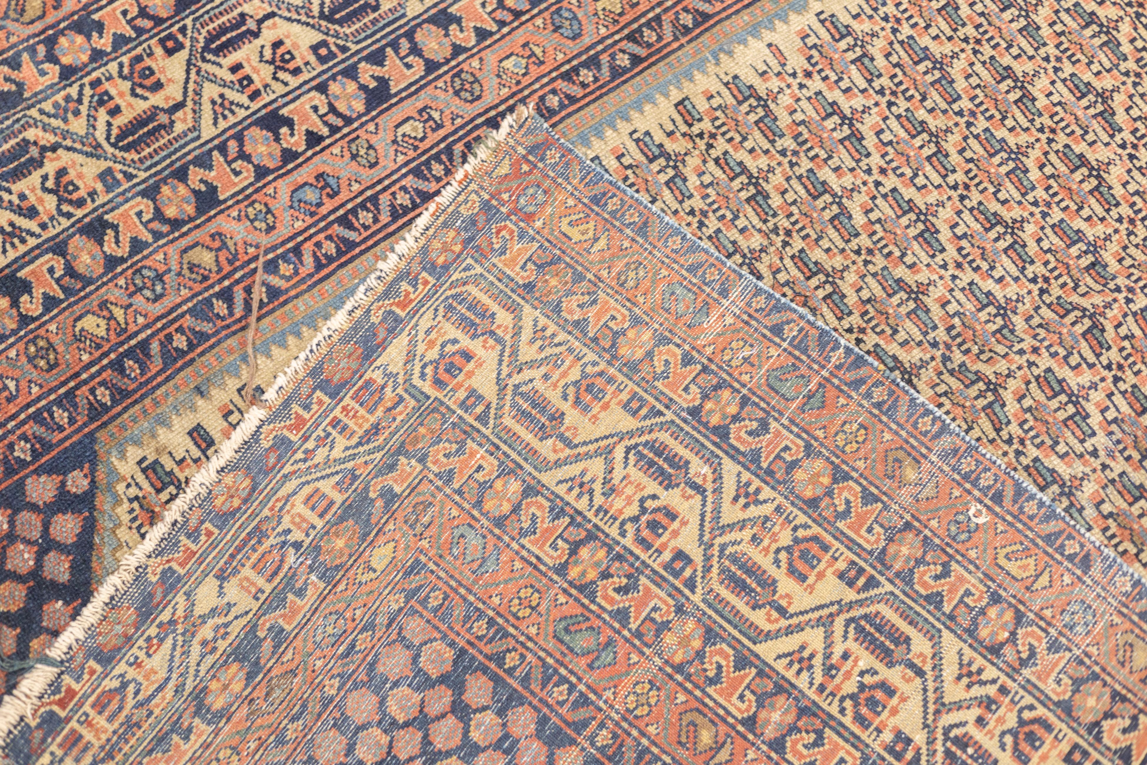 Antiker persischer Malayer-Teppich aus Persien 5'0