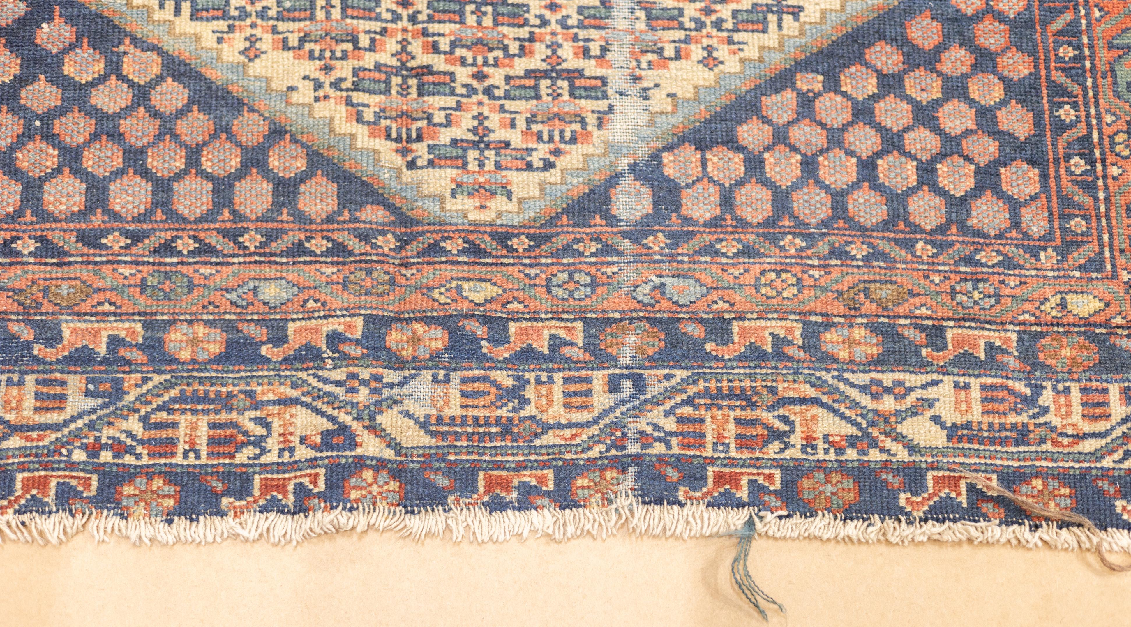 Antiker persischer Malayer-Teppich aus Persien 5'0