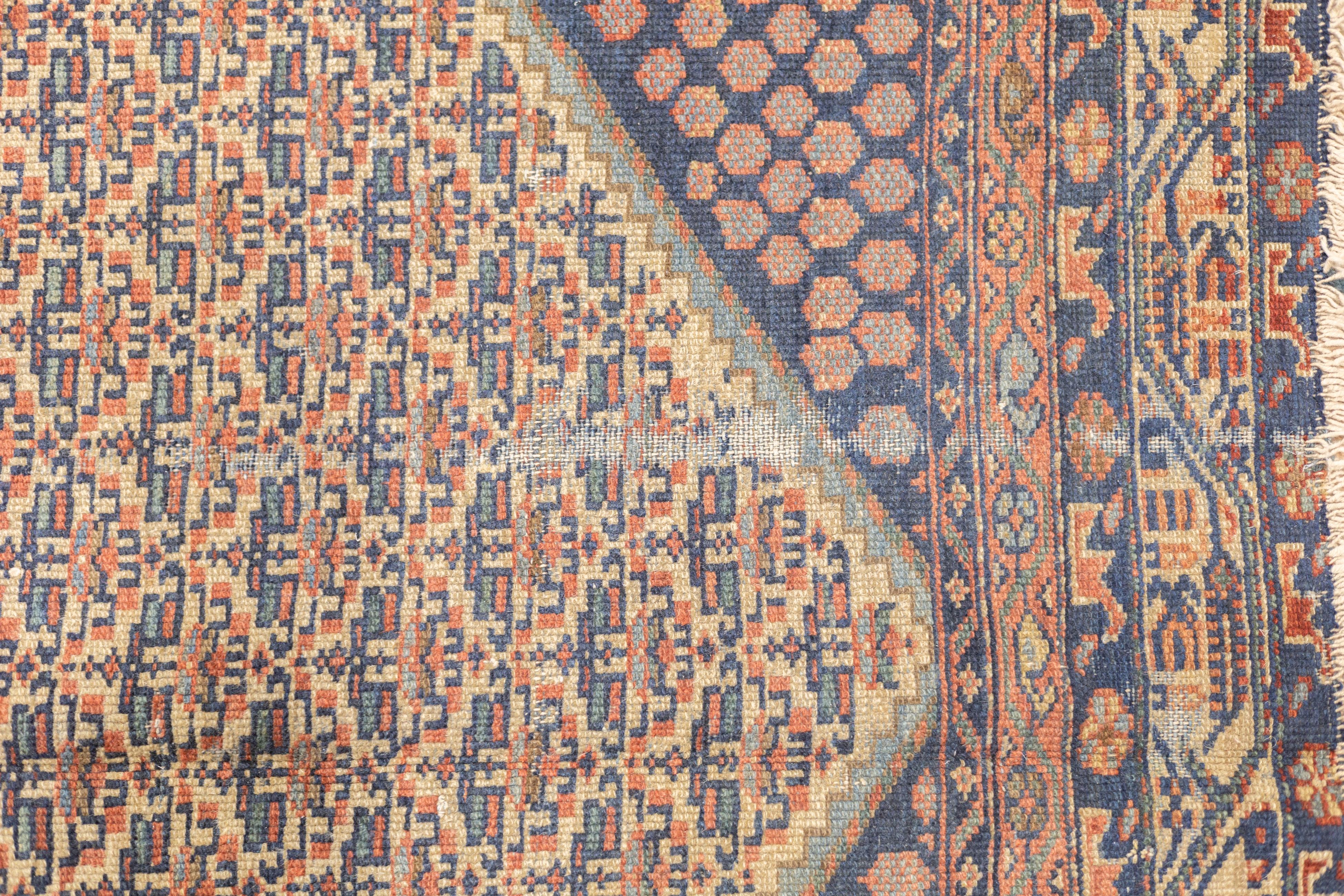 Antiker persischer Malayer-Teppich aus Persien 5'0