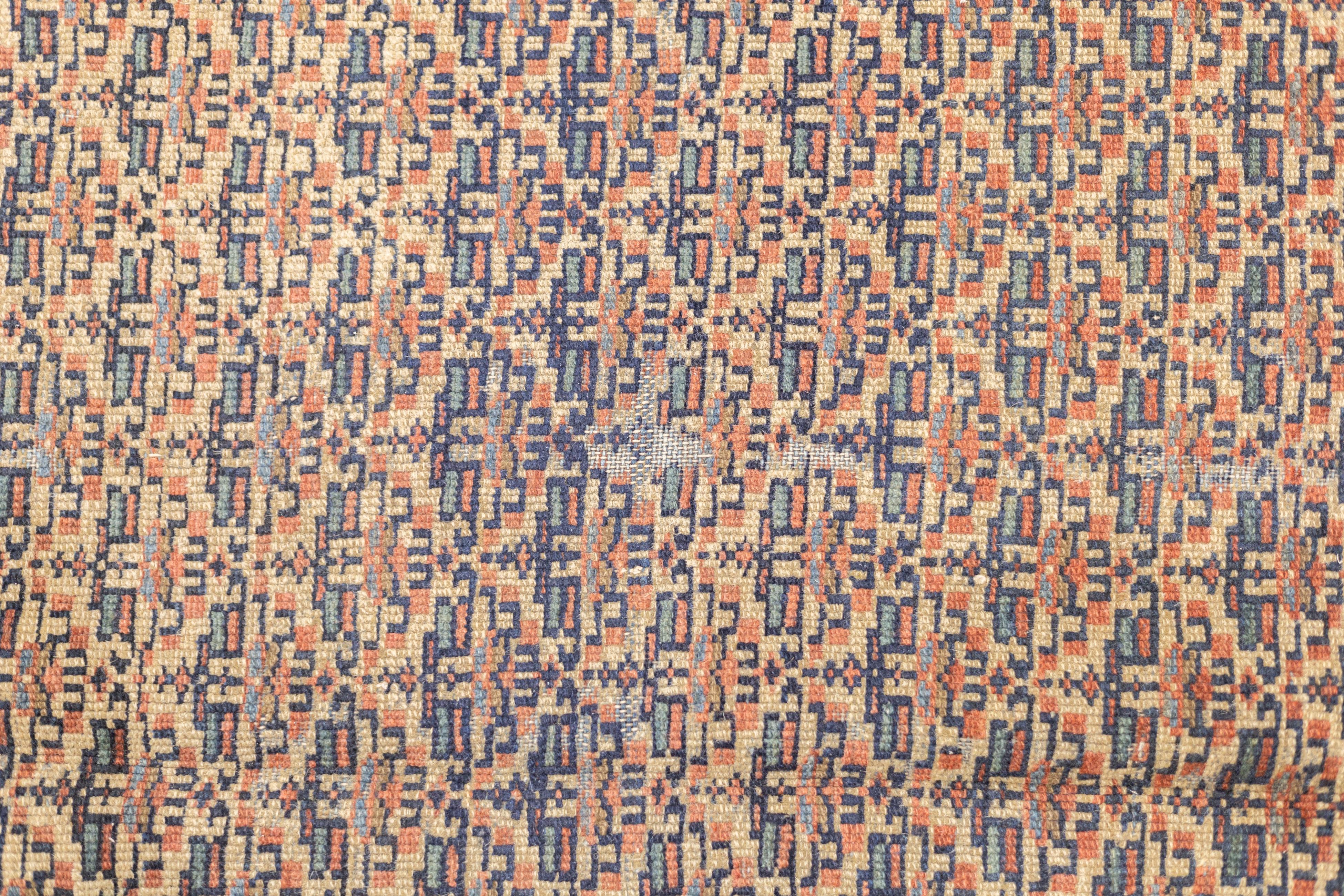 Antiker persischer Malayer-Teppich aus Persien 5'0