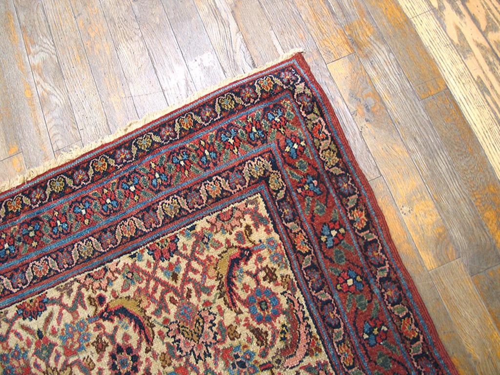 Hand-Knotted Antique Persian Malayer Rug For Sale